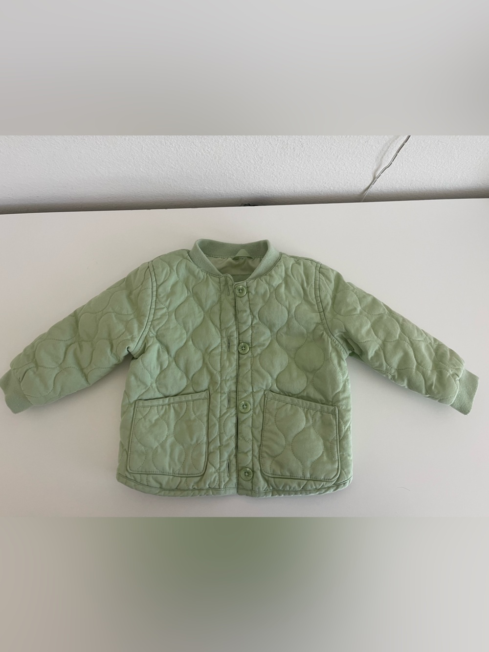 Cat & Jack Quilted One-Piece in Sage Green